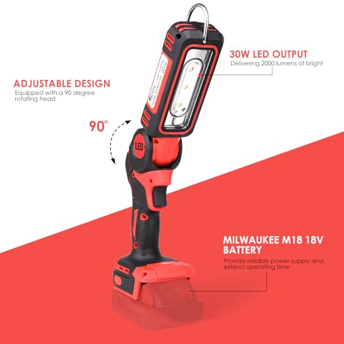 LED Work Light for Milwaukee M18 18V Battery