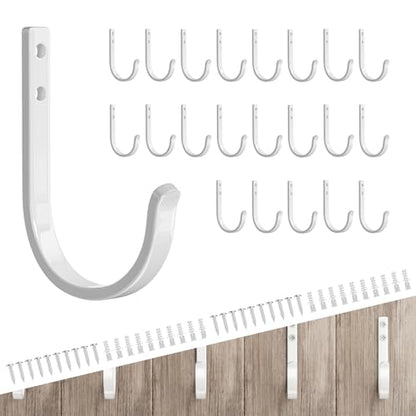 22LB Wall Hooks for Hanging Towel (20 Count)