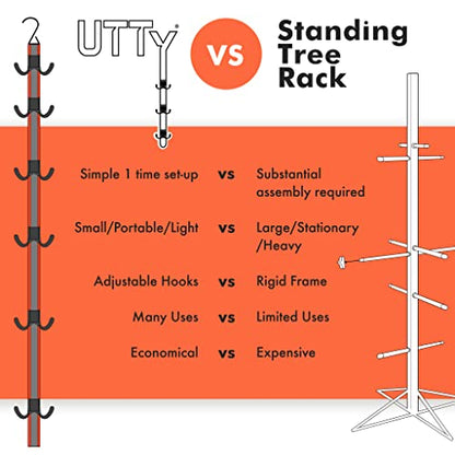 Multipurpose Portable Hanging Rack