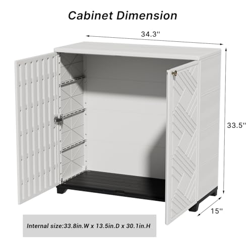 Outdoor Storage Cabinet Waterproof (480 Count)
