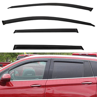 4pcs Window Visors Rain Guards for 2016