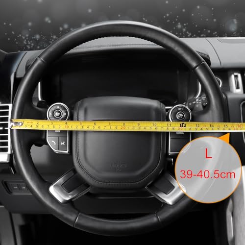 Breathable Car Steering Wheel Cover 16 inch Auto Universal Leather Wrap Non