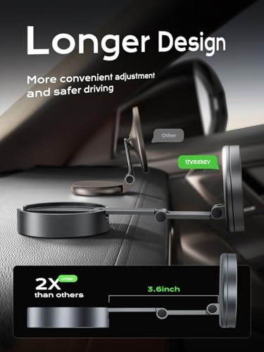 Magnetic Car Mount Charger Lite Qi2 15W Fast Wireless Charging