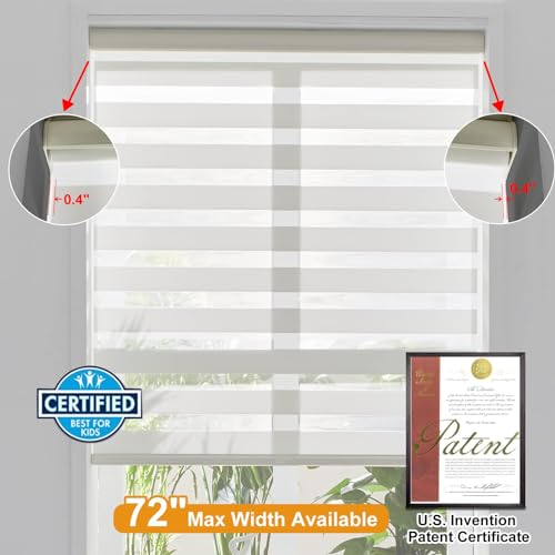 Cordless Zebra Blinds for Windows Free