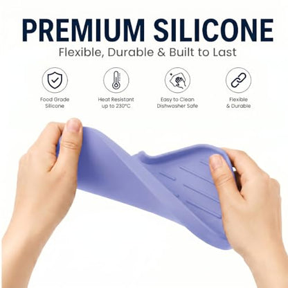 Silicone Soap Dish with Drain Spout
