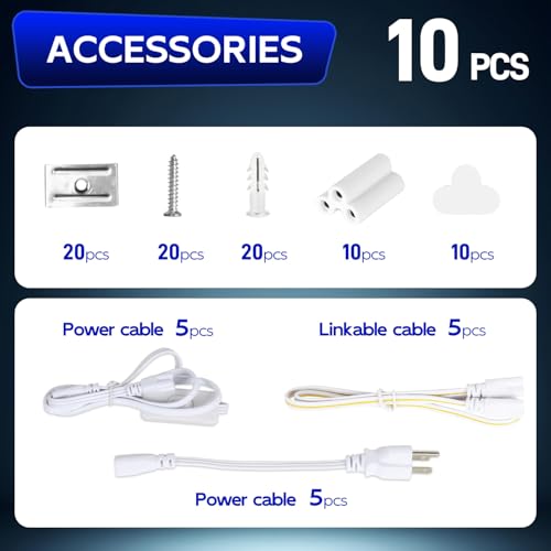 T8 LED Shop Lights 4FT (10 Count)