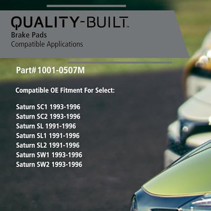 Front Semi Metallic Brake Pads