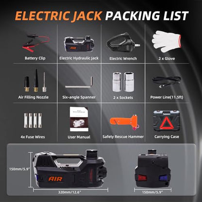Electric Car Jack 5 Ton 12V Floor Jack