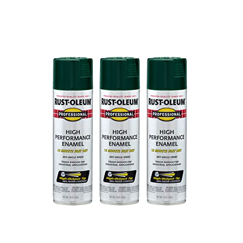 Professional High Performance Gloss Hunter Green Spray Paint (3 Count)