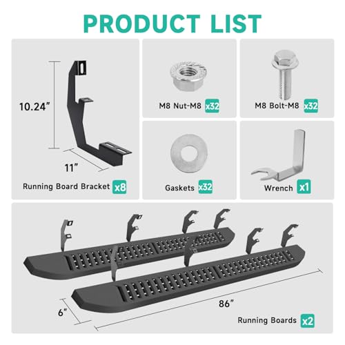 6'' Running Boards