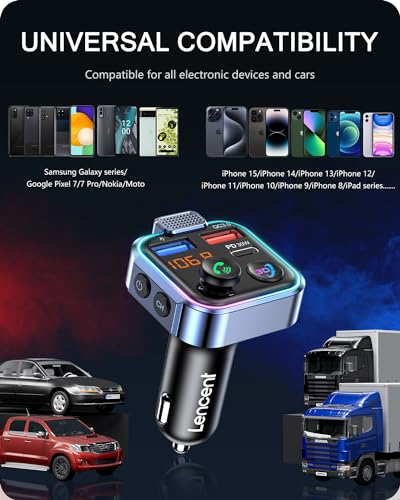 Bluetooth 5.3 FM Transmitter