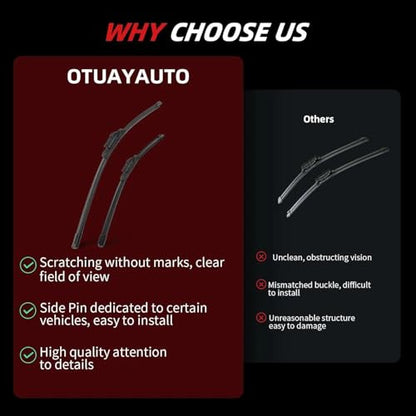 Windshield Wiper Blades Replacement for 2021 2022 2023 2024 2025 VW ID.4 All