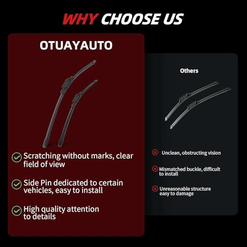 22"+18" Windshield Wiper Blades Replacement for Chevy Colorado 2015 (2 Count)