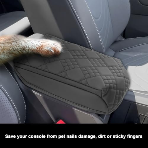 for 2025 2026 VW Tiguan Armrest Cover for 2025 2026 Volkswagen Tiguan Accessories 2025 2026 Tiguan Center Console Cover 2025 2026 Tiguan Middle Console Cover Add Soft Cotton Cushion