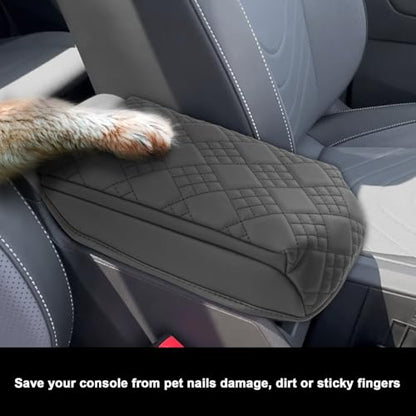 for 2025 2026 VW Tiguan Armrest Cover for 2025 2026 Volkswagen Tiguan Accessories 2025 2026 Tiguan Center Console Cover 2025 2026 Tiguan Middle Console Cover Add Soft Cotton Cushion