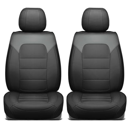 Curated Slate Ridge Leather Seat Covers for Cars & SUVs