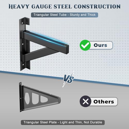 2 Pack Wall Mounted Garage Shelving