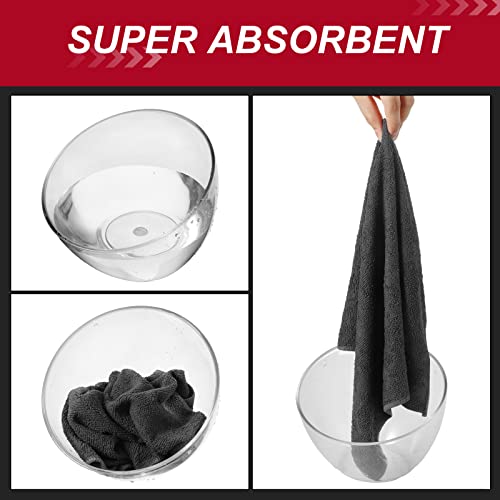 200 Pcs Microfiber Cleaning Cloth 16x16 Inch Microfiber Towels for Car Ultra Absorbent Cleaning Rags Reusable Lint Free Streak Free Detailing Towel for Car Washing Drying Dusting