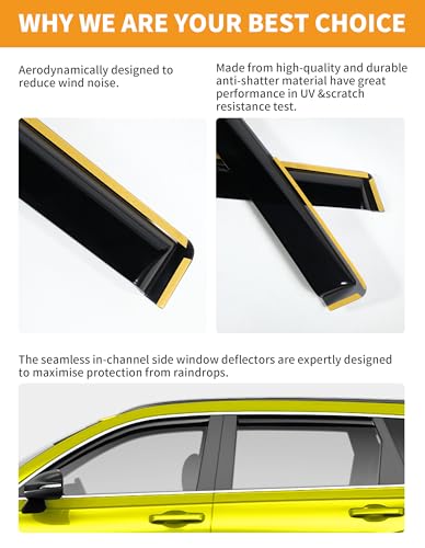 Window Rain Guards for 2014 (4 Count)