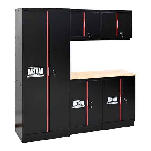 Pre Assembled Garage Storage Cabinet System (6 Count)