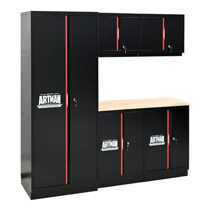 Pre Assembled Garage Storage Cabinet System (6 Count)