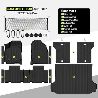 All Weather TPE Floor Mat Set for 2006