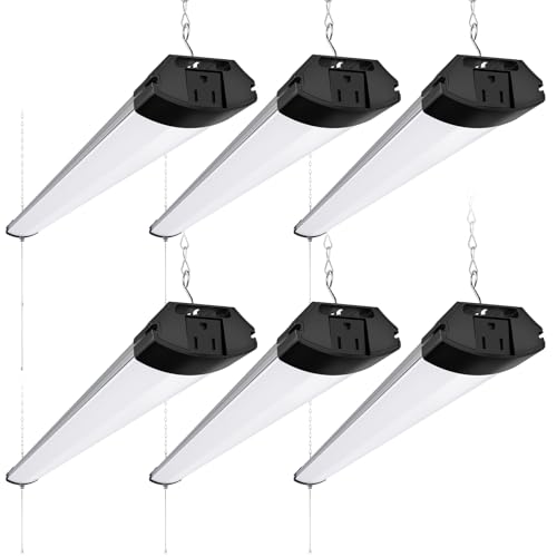 BS84 LED Shop Lights 4FT for Workshop (6 Count)
