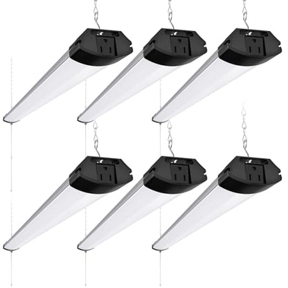 BS84 LED Shop Lights 4FT for Workshop (6 Count)