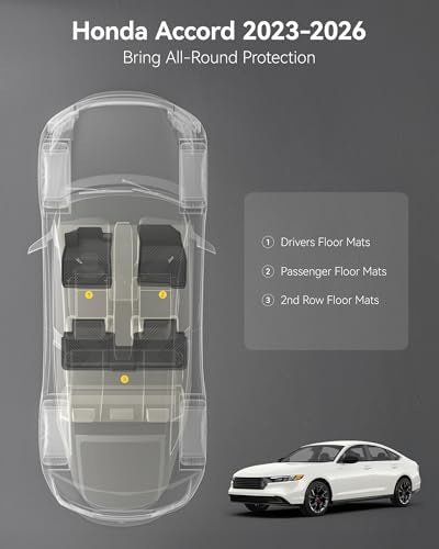 Floor Mats Fit for Honda Accord 2023