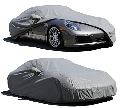 All Weather Waterproof car Cover Good for rain Snow uv Protection dust mid