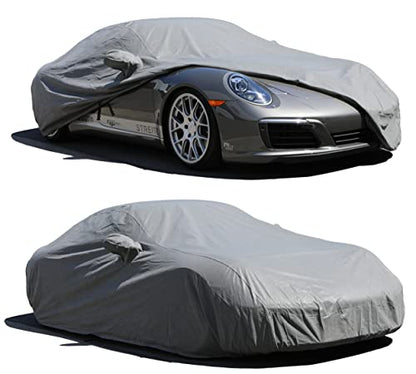 All Weather Waterproof car Cover Good for rain Snow uv Protection dust mid