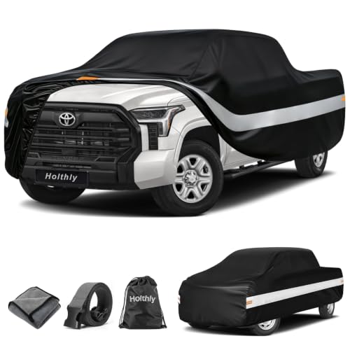 10 Layers Truck Cover Waterproof All Weather Custom Fit Toyota Tundra