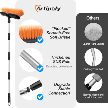 62" Car Wash Brush with Extension Pole