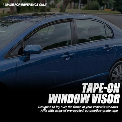 2PCS Tape On Window Visors for 2006