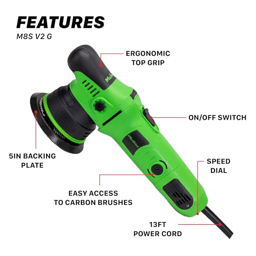 M8S V2 Dual Action Polisher Green