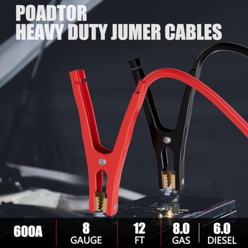 Heavy Duty Jumper Cables for Car Battery