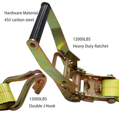 Ratchet Straps Heavy Duty (4 Count)