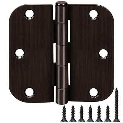 Rounded Door Hinges 3.5" x 3 1
