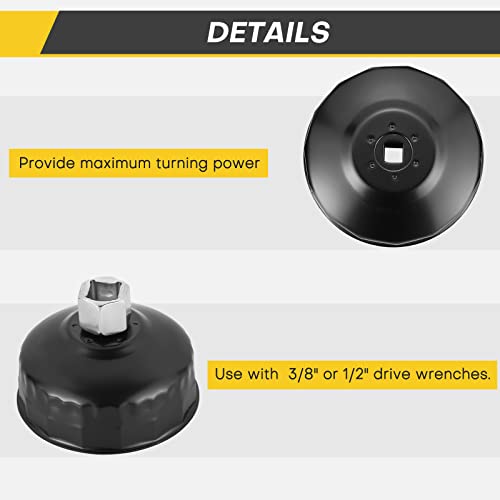 15PCS Oil Filter Cap Wrench Tool