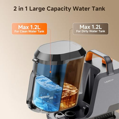 18Kpa Carpet Cleaner Machine with Pet Pro Cleaner&Tools Set of 1