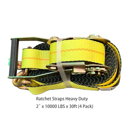 Ratchet Straps Heavy Duty (4 Count)