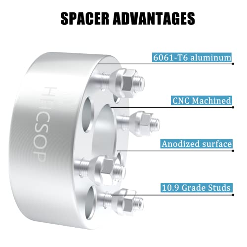 4x4 Wheel Spacers 2 inch 4x101.6 Wheel Adapters 62mm Hub Bore 1