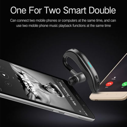 Bluetooth Earpiece Headphone Dual Noise Cancelling Mic Painless Open