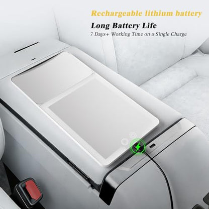 Car Visor Mirror with Lights & 20X Magnification