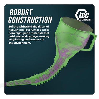 FlexAll Long Flexible Oil Change Funnels for Automotive Use