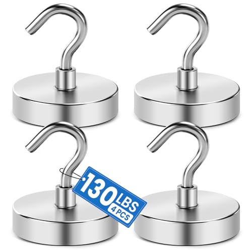 Magnetic Hooks Heavy Duty (4 Count)