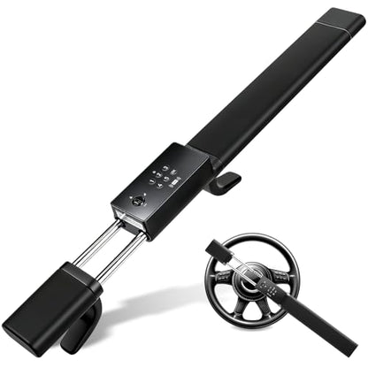 Smart Steering Wheel Lock with 4 Unlocking Methods
