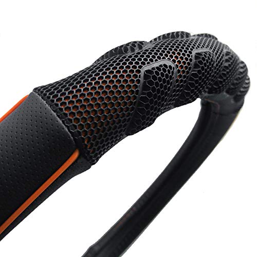 car Steering Wheel Cover Faux Leather Massage Universal fit 3D Honeycomb Hole Anti