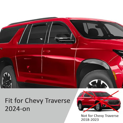 in Channel Extra Durable Rain Guards for Chevrolet