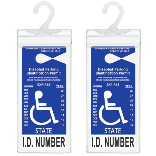 Handicap Parking Placard Holder (2 Count)